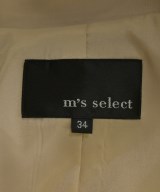 m's select（エムズセレクト）ノーカラージャケット ベージュ サイズ:34(XS位) レディース/2200641072017