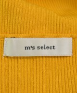 m's select（エムズセレクト）ニット・セーター 黄 サイズ:36(S位) レディース/2200610714030