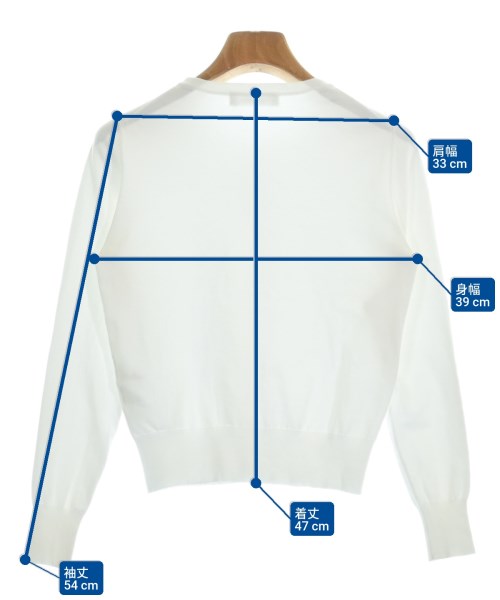 m's select（エムズセレクト）カーディガン 白 サイズ:34(XS位) レディース/2200619820015