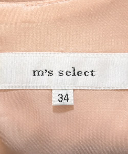 m's select（エムズセレクト）ワンピース ピンク サイズ:34(XS位) レディース/2200690712025