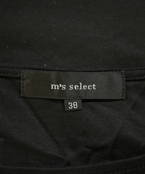 m's select（エムズセレクト）Tシャツ・カットソー 黒 サイズ:38(M位) レディース/2200709722045