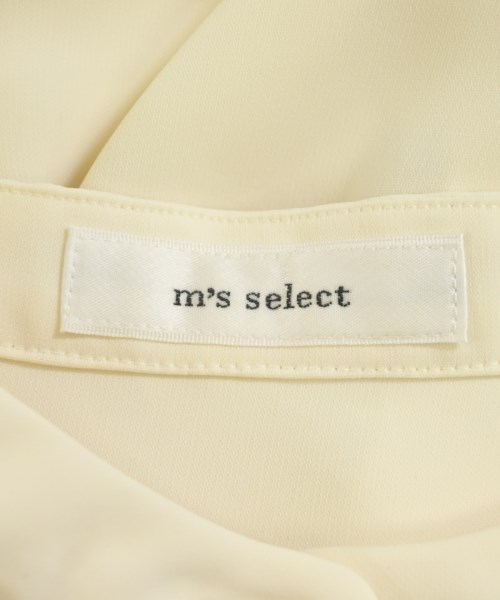 m's select（エムズセレクト）カジュアルシャツ 白 サイズ:36(S位) レディース/2200715088098