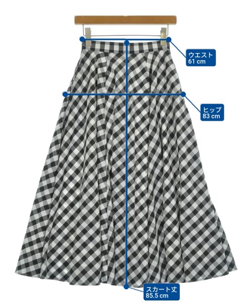 m's select（エムズセレクト）ロング・マキシ丈スカート 黒 サイズ:34(XS位) レディース/2200636942028