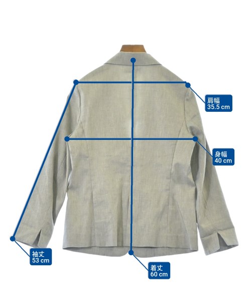 Demi-Luxe BEAMS（デミルクスビームス）カジュアルジャケット グレー サイズ:36(S位) レディース/2200636748040