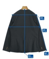 Demi-Luxe BEAMS（デミルクスビームス）ノーカラージャケット 紺 サイズ:36(S位) レディース/2200634201035