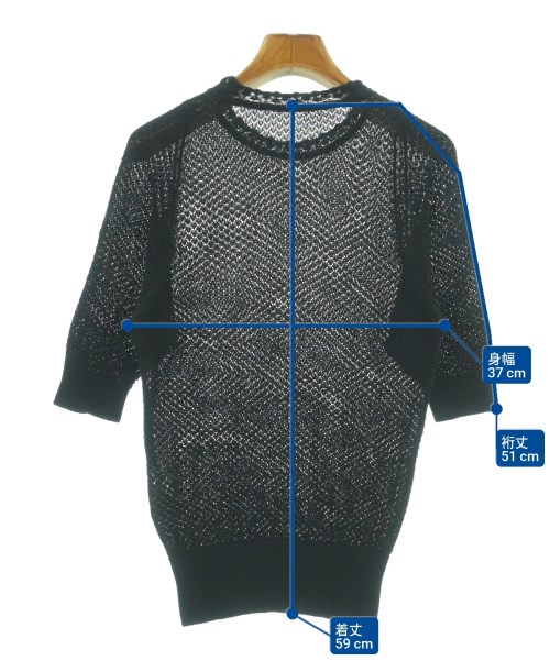 Demi-Luxe BEAMS（デミルクスビームス）ニット・セーター 黒 サイズ:-(XS位) レディース/2200635329059