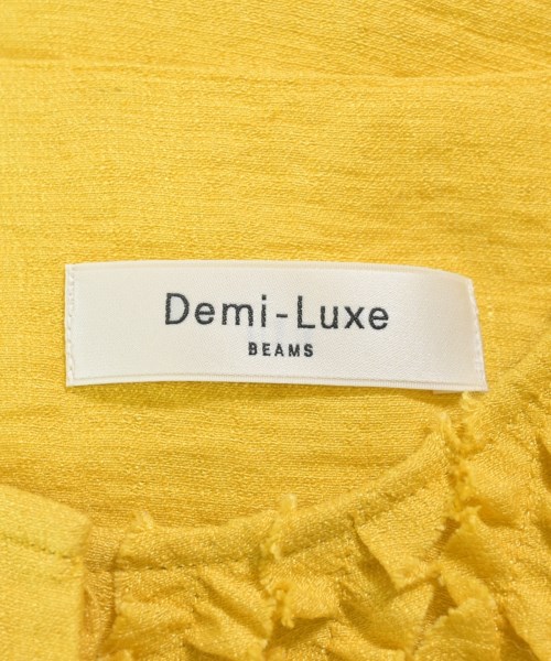 Demi-Luxe BEAMS（デミルクスビームス）カジュアルシャツ 黄 サイズ:36(S位) レディース/2200624067092