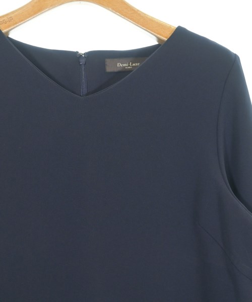 Demi-Luxe BEAMS（デミルクスビームス）ブラウス 紺 サイズ:38(M位) レディース/2200625230068