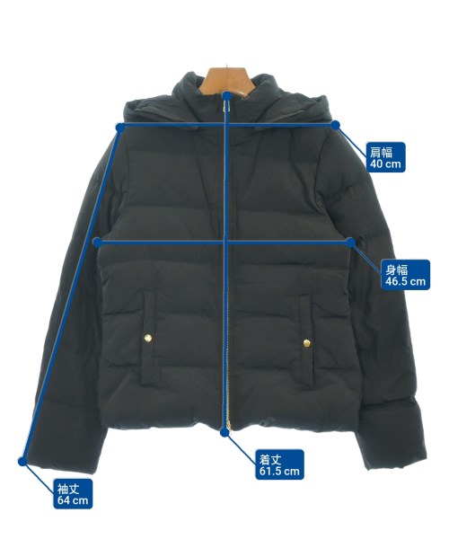 Demi-Luxe BEAMS（デミルクスビームス）ダウンジャケット/ダウンベスト 黒 サイズ:40(M位) レディース/2200639351025