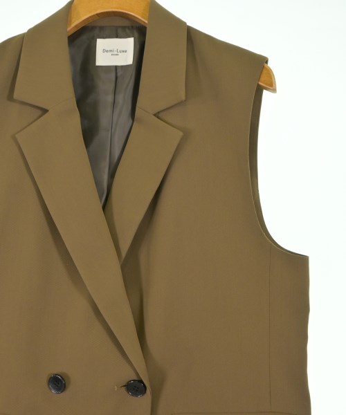 Demi-Luxe BEAMS（デミルクスビームス）カジュアルジャケット 茶 サイズ:38(M位) レディース/2200630400081