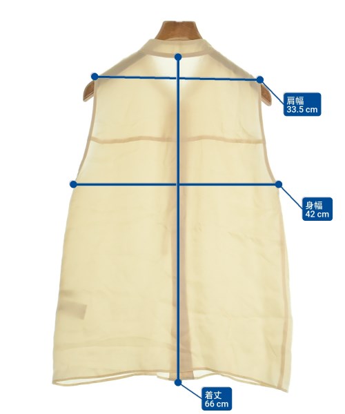 Demi-Luxe BEAMS（デミルクスビームス）ブラウス 黄 サイズ:36(S位) レディース/2200609422410