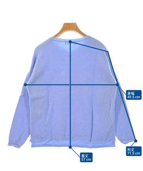 Demi-Luxe BEAMS（デミルクスビームス）ニット・セーター 青 サイズ:F レディース/2200622095011