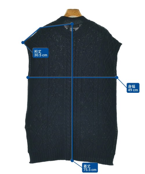 Demi-Luxe BEAMS（デミルクスビームス）ベスト/ノースリーブ 紺 サイズ:F レディース/2200610422041