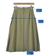 Demi-Luxe BEAMS（デミルクスビームス）ロング・マキシ丈スカート カーキ サイズ:36(S位) レディース/2200614623017