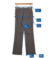 Demi-Luxe BEAMS（デミルクスビームス）スラックス 茶 サイズ:34(XS位) レディース/2200619228057
