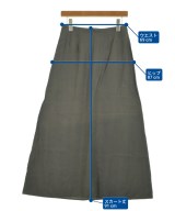 Demi-Luxe BEAMS（デミルクスビームス）ロング・マキシ丈スカート グレー サイズ:38(M位) レディース/2200603346040