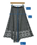 Demi-Luxe BEAMS（デミルクスビームス）ロング・マキシ丈スカート グレー サイズ:36(S位) レディース/2200672528019