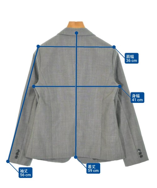 Demi-Luxe BEAMS（デミルクスビームス）ジャケット グレー サイズ:36(S位) レディース/2200670543090