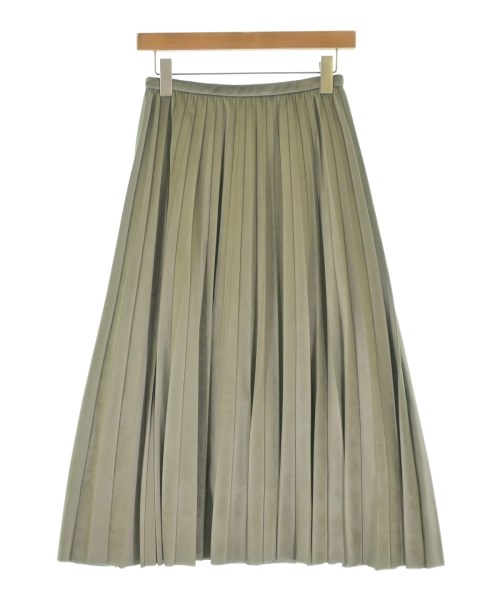 Demi-Luxe BEAMS（デミルクスビームス）ロング・マキシ丈スカート グレー サイズ:36(S位) レディース/2200677642048