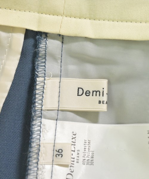 Demi-Luxe BEAMS（デミルクスビームス）スラックス 青 サイズ:36(S位) レディース/2200673664068