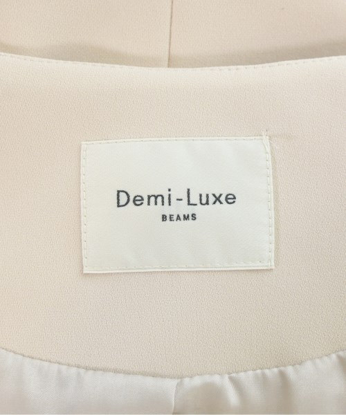 Demi-Luxe BEAMS（デミルクスビームス）ノーカラージャケット ベージュ サイズ:36(S位) レディース/2200675888028