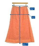 Demi-Luxe BEAMS（デミルクスビームス）ロング・マキシ丈スカート オレンジ サイズ:36(S位) レディース/2200693626091