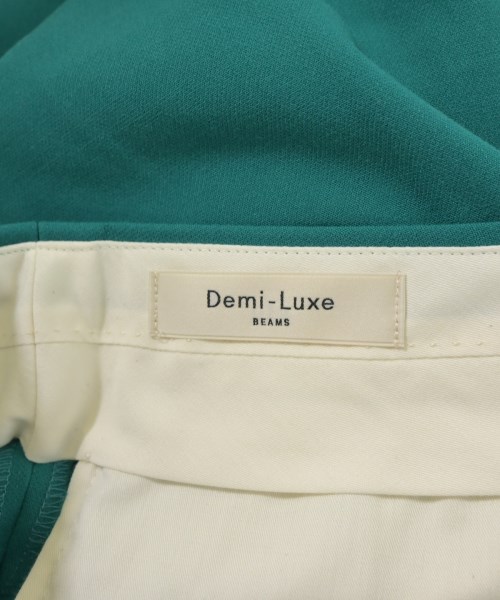 Demi-Luxe BEAMS（デミルクスビームス）スラックス 緑 サイズ:36(S位) レディース/2200694763061