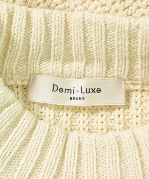 Demi-Luxe BEAMS（デミルクスビームス）ニット・セーター 白 サイズ:F レディース/2200693426035