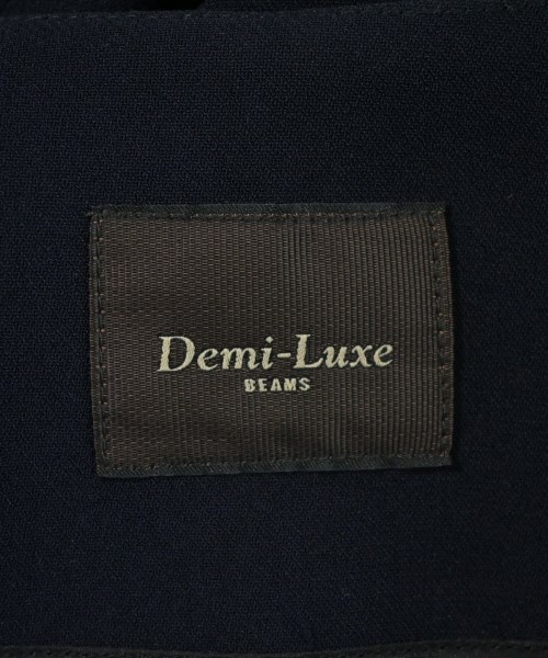 Demi-Luxe BEAMS（デミルクスビームス）ノーカラージャケット 紺 サイズ:38(M位) レディース/2200693104018