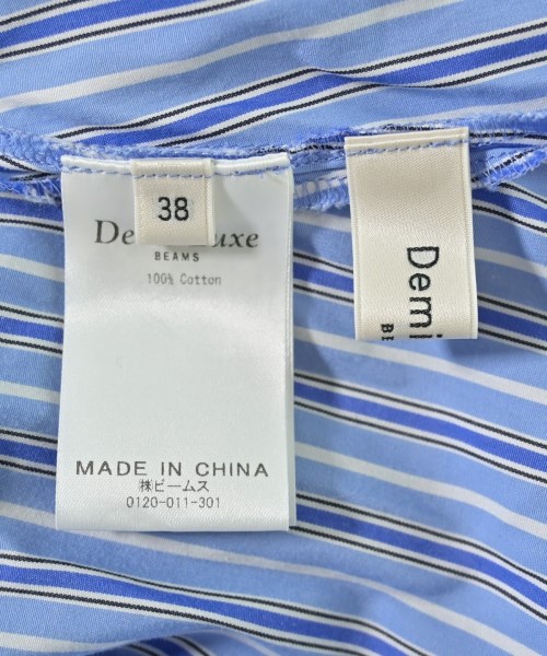 Demi-Luxe BEAMS（デミルクスビームス）ブラウス 青 サイズ:38(M位) レディース/2200693964049