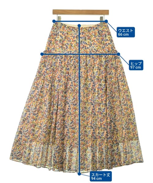 Demi-Luxe BEAMS（デミルクスビームス）ロング・マキシ丈スカート その他（柄物・カラフル） サイズ:38(M位) レディース/2200693389071