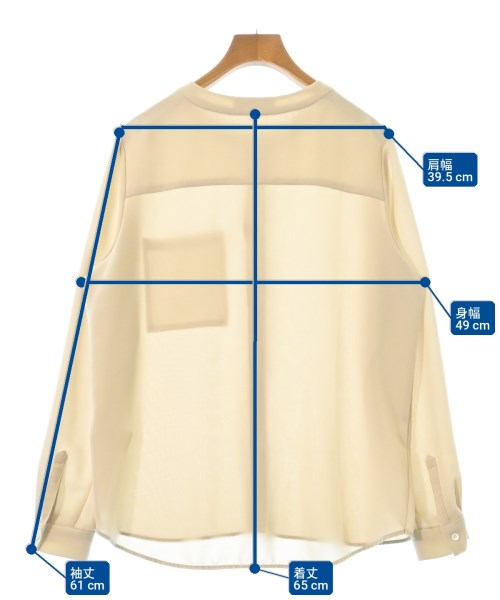Demi-Luxe BEAMS（デミルクスビームス）ブラウス ベージュ サイズ:38(M位) レディース/2200698646087