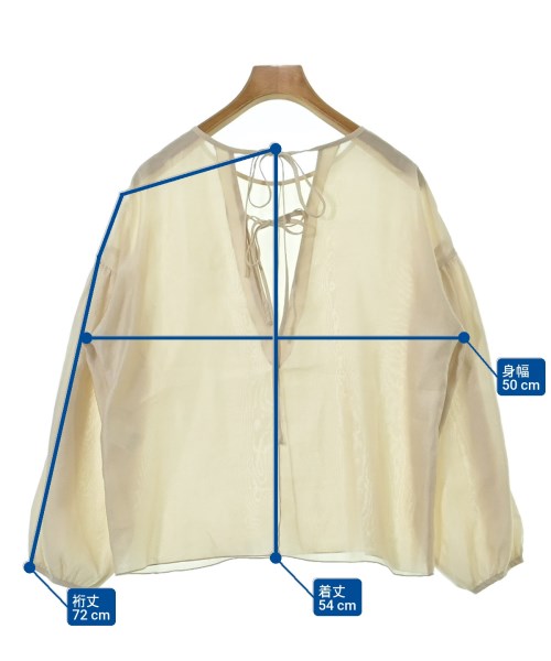 Demi-Luxe BEAMS（デミルクスビームス）ブラウス ベージュ サイズ:F レディース/2200647751060