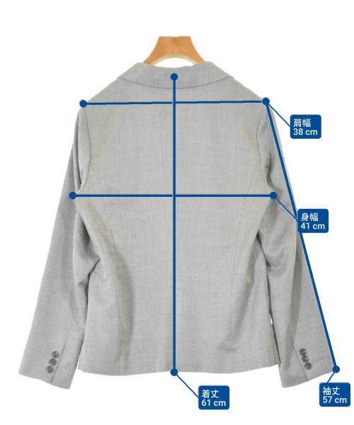 Demi-Luxe BEAMS（デミルクスビームス）カジュアルジャケット 黒 サイズ:38(M位) レディース/2200650693029