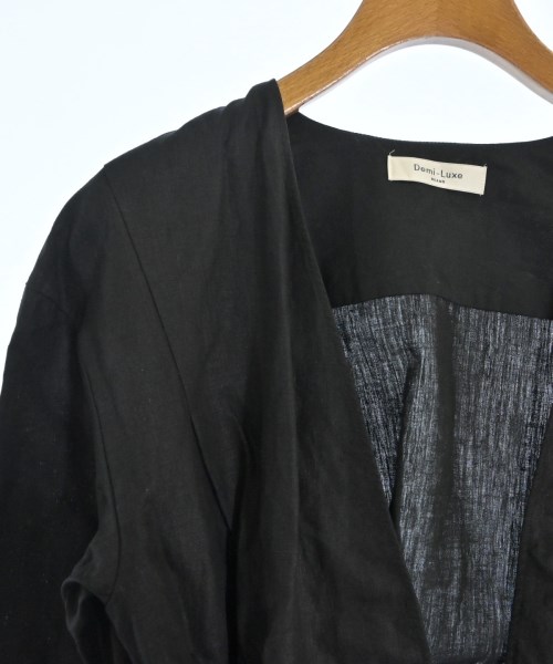 Demi-Luxe BEAMS（デミルクスビームス）カジュアルシャツ 黒 サイズ:38(M位) レディース/2200654796016