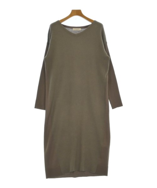 Demi-Luxe BEAMS(デミルクスビームス)ワンピース 茶 サイズ:F/2200652041026