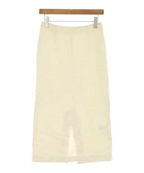 Demi-Luxe BEAMS(デミルクスビームス)ロング・マキシ丈スカート 白 サイズ:36(S位)/2200652209037