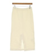 Demi-Luxe BEAMS（デミルクスビームス）ロング・マキシ丈スカート 白 サイズ:36(S位) レディース/2200652209037