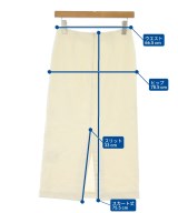 Demi-Luxe BEAMS（デミルクスビームス）ロング・マキシ丈スカート 白 サイズ:36(S位) レディース/2200652209037