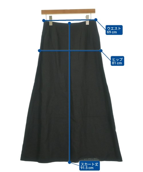 Demi-Luxe BEAMS（デミルクスビームス）ロング・マキシ丈スカート 黒 サイズ:38(M位) レディース/2200652893076