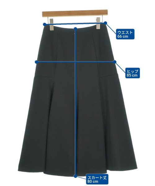 Demi-Luxe BEAMS（デミルクスビームス）ロング・マキシ丈スカート 黒 サイズ:38(M位) レディース/2200652893090