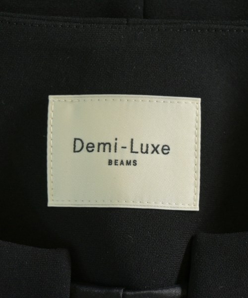 Demi-Luxe BEAMS（デミルクスビームス）ノーカラージャケット 黒 サイズ:38(M位) レディース/2200650911017
