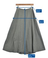 Demi-Luxe BEAMS（デミルクスビームス）ロング・マキシ丈スカート グレー サイズ:38(M位) レディース/2200659754011