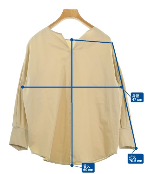 Demi-Luxe BEAMS（デミルクスビームス）カジュアルシャツ ベージュ サイズ:38(M位) レディース/2200659866035