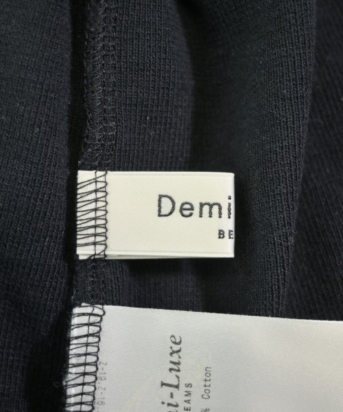 Demi-Luxe BEAMS（デミルクスビームス）Tシャツ・カットソー 黒 サイズ:-(S位) レディース/2200660680019