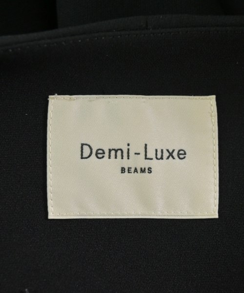 Demi-Luxe BEAMS（デミルクスビームス）ノーカラージャケット 黒 サイズ:40(M位) レディース/2200661680025