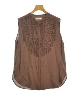 Demi-Luxe BEAMS（デミルクスビームス）ブラウス 茶 サイズ:36(S位) レディース/2200712701044