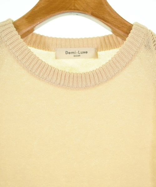 Demi-Luxe BEAMS（デミルクスビームス）ニット・セーター ベージュ サイズ:-(L位) レディース/2200714056104