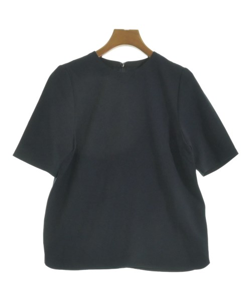 Demi-Luxe BEAMS(デミルクスビームス)ブラウス 紺 サイズ:38(M位)/2200638818086