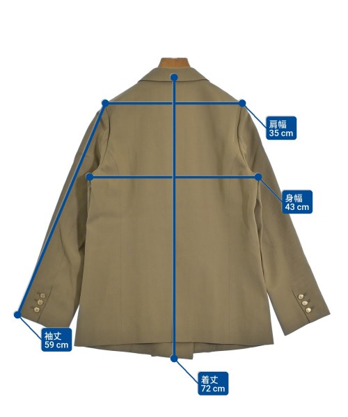 Demi-Luxe BEAMS（デミルクスビームス）カジュアルジャケット ベージュ サイズ:36(S位) レディース/2200635647016